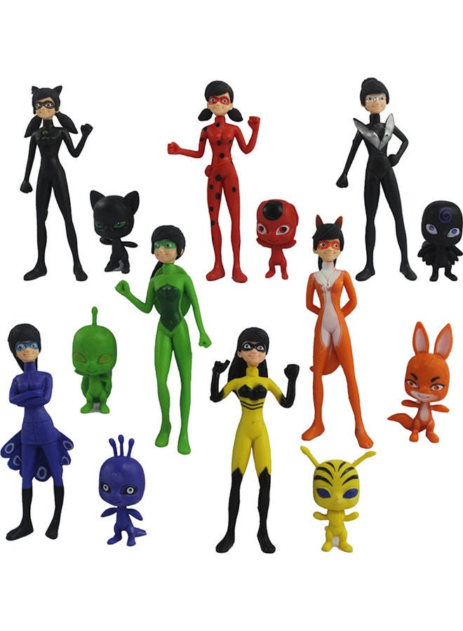 14-Piece Ladybug Girl Action Figure - Image 1