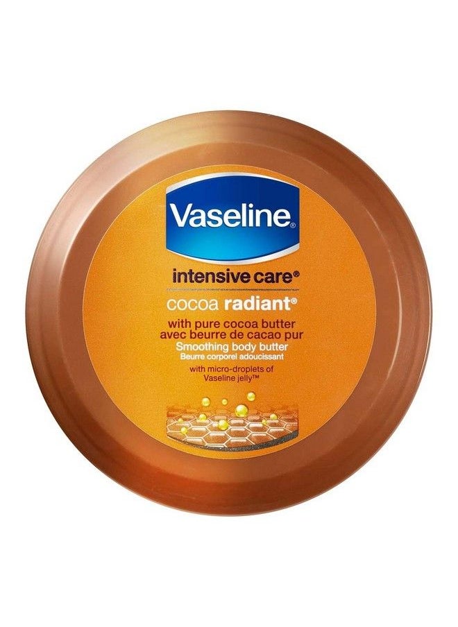 Vaseline - Intensive Care Cocoa Radiant Smoothing Body Butter With Pure Cocoa Butter Net Wt. 8 Oz / 227G - Image 1