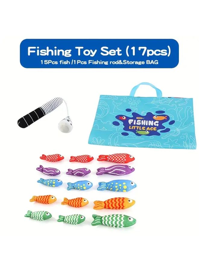 Colorful Fishing Toy For Kids Educational Hand Eye Coordination Learning Game - Image 1
