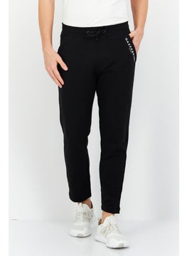 Gazzarrini Men Drawstring Brand Logo Sweatpants, Black  - Image 1