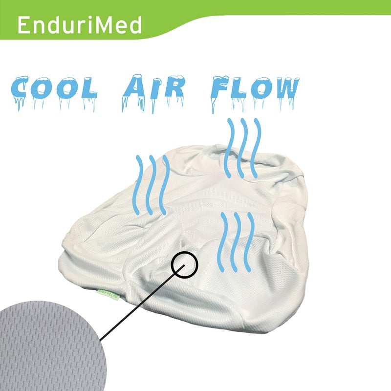 EnduriMed Pillow Case for Use CPAP Comfort Pillow - Cooling Fabric, Blue - Breathable and Cooling for Comfortable Sleep - Image 3