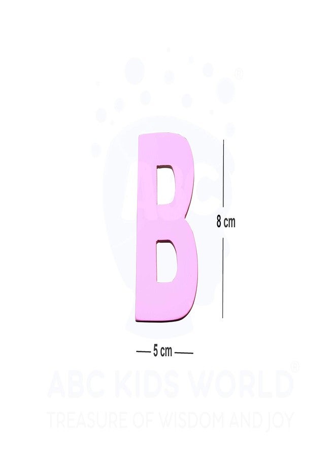 ABC KIDS WORLD Wooden Montessori Movable Capital Alphabets in a Box (Pink & Blue) - Image 4