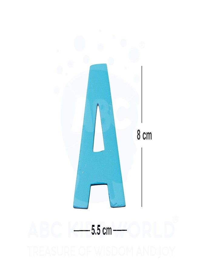 ABC KIDS WORLD Wooden Montessori Movable Capital Alphabets in a Box (Pink & Blue) - Image 3