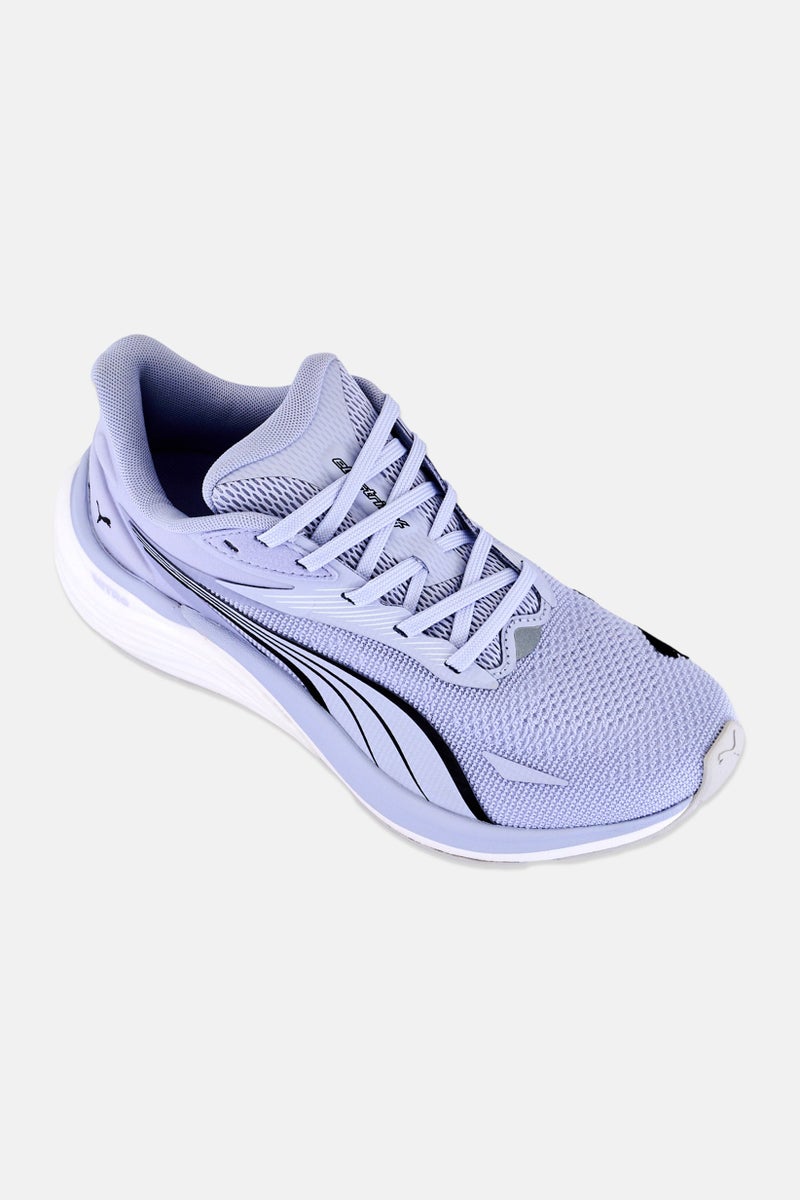 PUMA Women Electrify Nitro 4 Lace Up Running Shoes, Lavender - Image 1