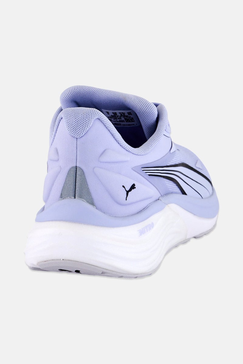 PUMA Women Electrify Nitro 4 Lace Up Running Shoes, Lavender - Image 3