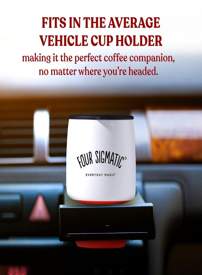 Four Sigmatic ALEX Insulated Mug | Insulated Tumblers to Keep Drinks Hot or Cold for Hours | 12oz Travel Mug with Spill-Proof Lid and Ergonomic Silicone Sleeve | Dishwasher Safe Travel Coffee Mug - Image 4