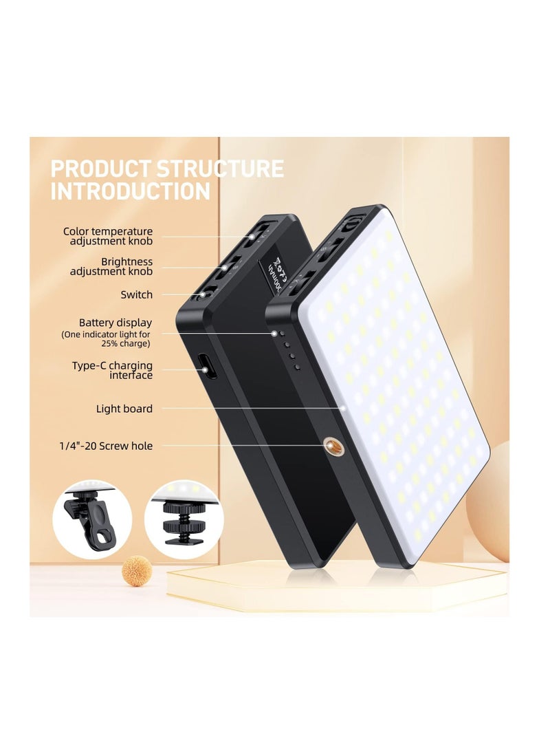 Anmi 120 LED Phone Light, Selfie Light,Adjusted 3 Light Modes, for Phone, Camera, Laptop, iPad - Image 3