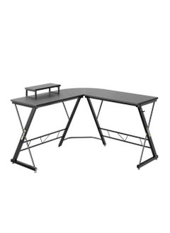 Datazone L-Shaped Gaming Table 53.2 inch Home Gaming Desk Office Writing Workstation with Large Monitor Stand Space-Saving Easy to Assemble  - Image 5