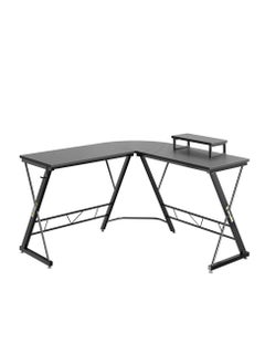 Datazone L-Shaped Gaming Table 53.2 inch Home Gaming Desk Office Writing Workstation with Large Monitor Stand Space-Saving Easy to Assemble  - Image 4