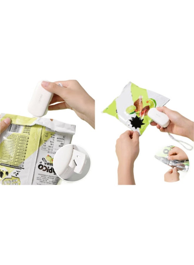 Deli Mini Sealing Machine, Portable Home Sealer, Snack Packaging Bag Sealer, Hand-Pressed Sealer, Small Plastic Bag Heat Sealing Machine, Sealing Tool - Image 1