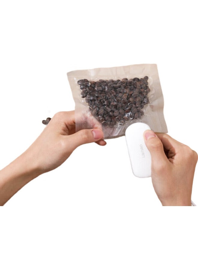 Deli Mini Sealing Machine, Portable Home Sealer, Snack Packaging Bag Sealer, Hand-Pressed Sealer, Small Plastic Bag Heat Sealing Machine, Sealing Tool - Image 2