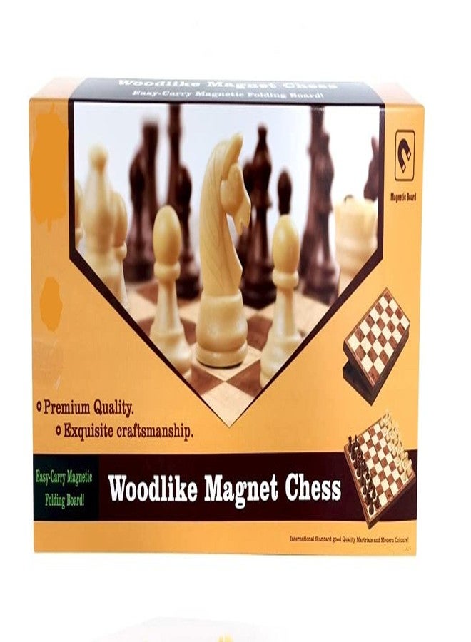 Mayatra's 12 inch Magnetic Chess Board Game Set for Kids & Adults/Folding Design Indoor Outdoor Educational Travel Toys - Image 1
