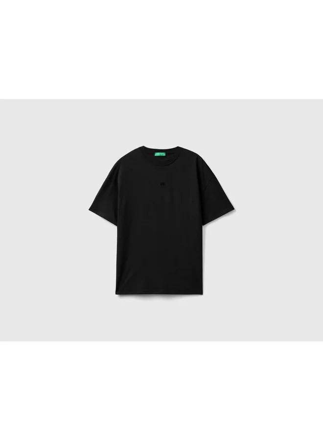 UNITED COLORS OF BENETTON T-Shirt With Embroidered Logo