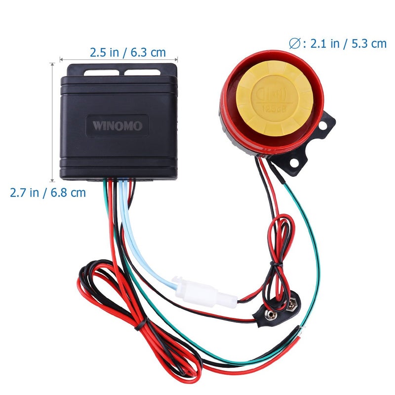 Universal 12V Motorcycle Alarm Anti Theft Security System With Double Remote Control - Image 5