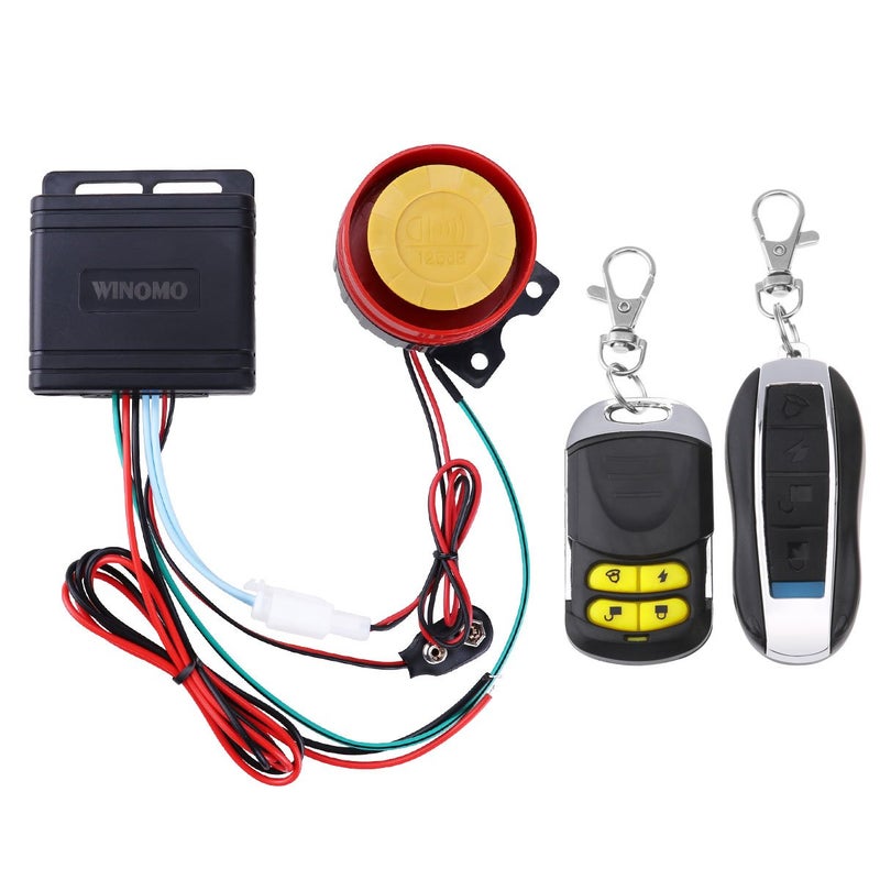 Universal 12V Motorcycle Alarm Anti Theft Security System With Double Remote Control - Image 2