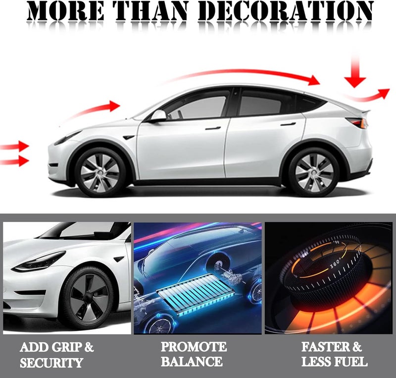 FLAMPETUS Matte Carbon Fiber Rear Spoiler for Tesla Model 3 (2017-2023) - Image 5