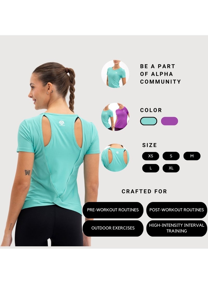 AlphaSquad AlphaSquad Sports T-Shirts for Women - Image 5