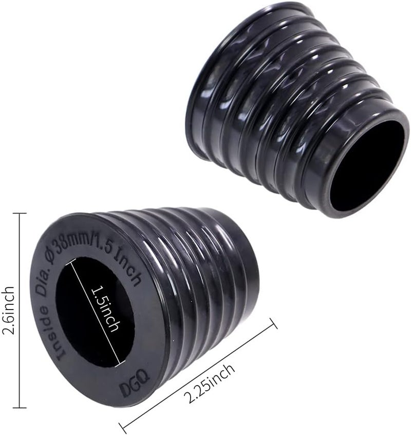 DGQ Patio Umbrella Cone Umbrella Wedge Plug for Patio Table Hole Opening 2-2.5 Inch (Black) - Image 3