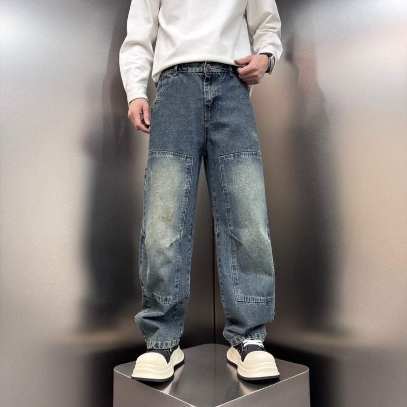 Unisex Casual Daily Denim Jeans - Image 1