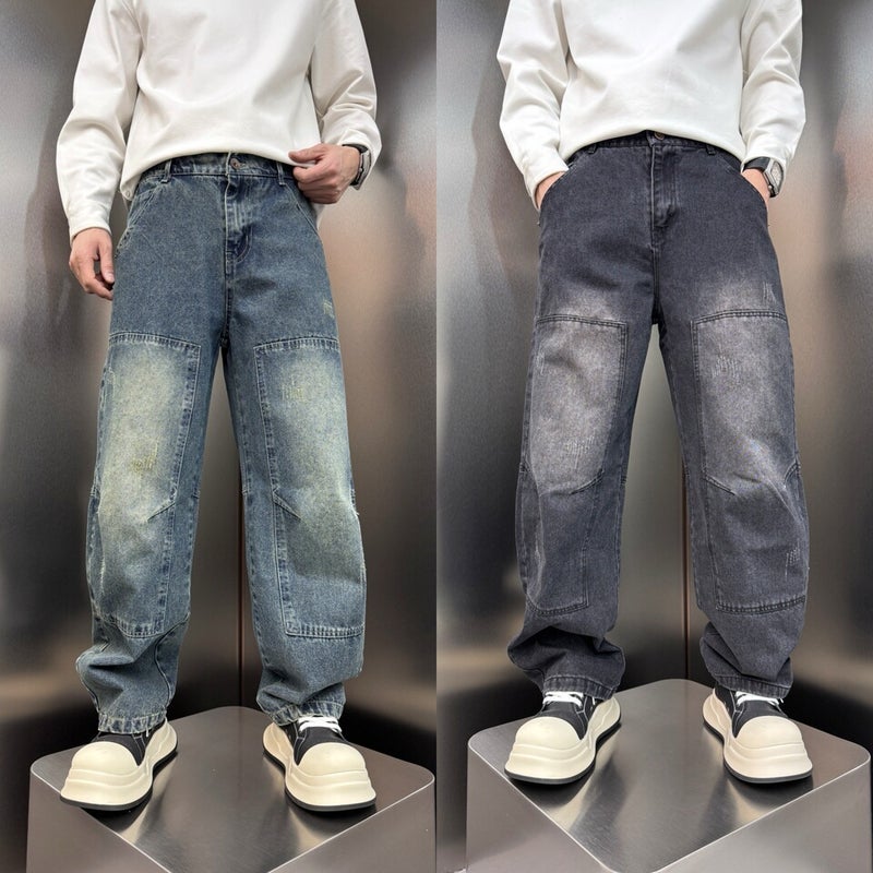 Unisex Casual Daily Denim Jeans - Image 2