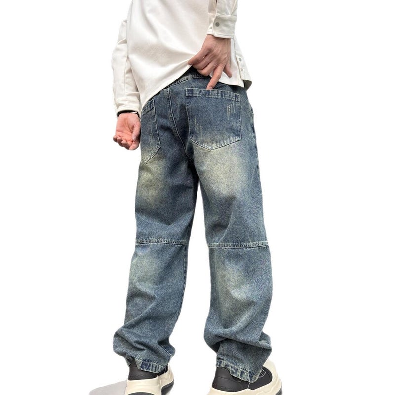 Unisex Casual Daily Denim Jeans - Image 4