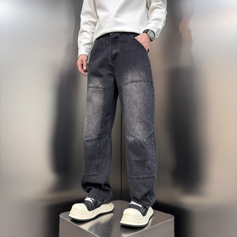 Unisex Casual Daily Denim Jeans - Image 3