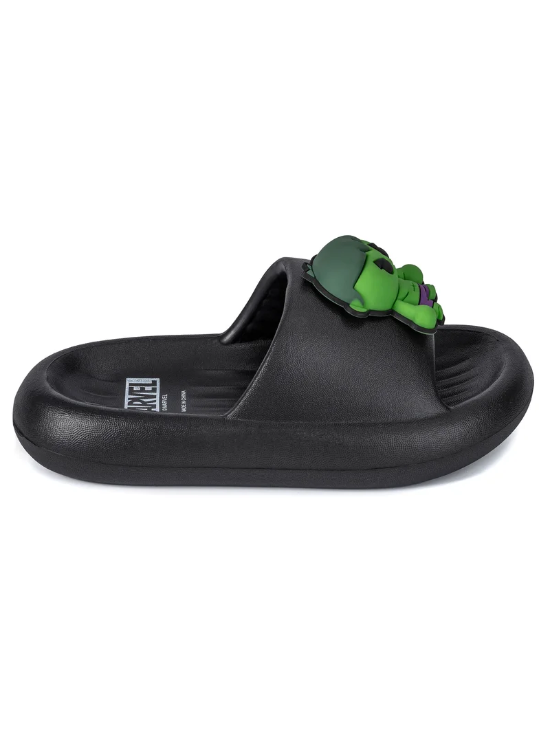 MARVEL Comic Kicks by Urban Marvel Avengers Hulk slides with 3D charm for Boys