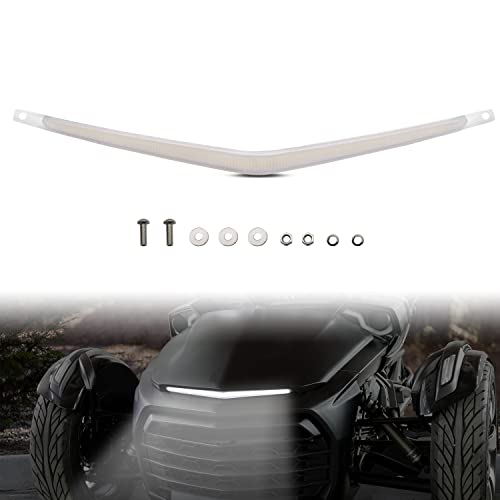 SAUTVS LED Signature White Light Kit for Spyder F3, LED Daytime Running Light DRL for Can-Am Spyder F3 All Models (1PCS, Replace #219400599) - Image 1