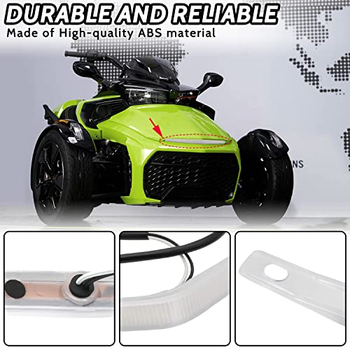 SAUTVS LED Signature White Light Kit for Spyder F3, LED Daytime Running Light DRL for Can-Am Spyder F3 All Models (1PCS, Replace #219400599) - Image 3