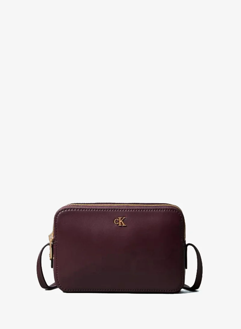 CALVIN KLEIN Monogram Logo Hardware Camera Bag