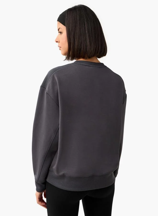Splash Active Grey Women Soft Touch Sweatshirt for Women | Best Price UAE