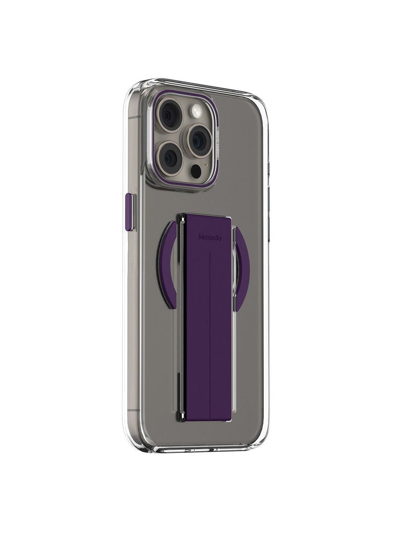Moxedo Moxedo Magnetic Protective Case Scratch Resistant Drop Protection Magsafe Technology Compatible for iPhone 15 Pro Max 6.7 inch - Purple  - Image 1