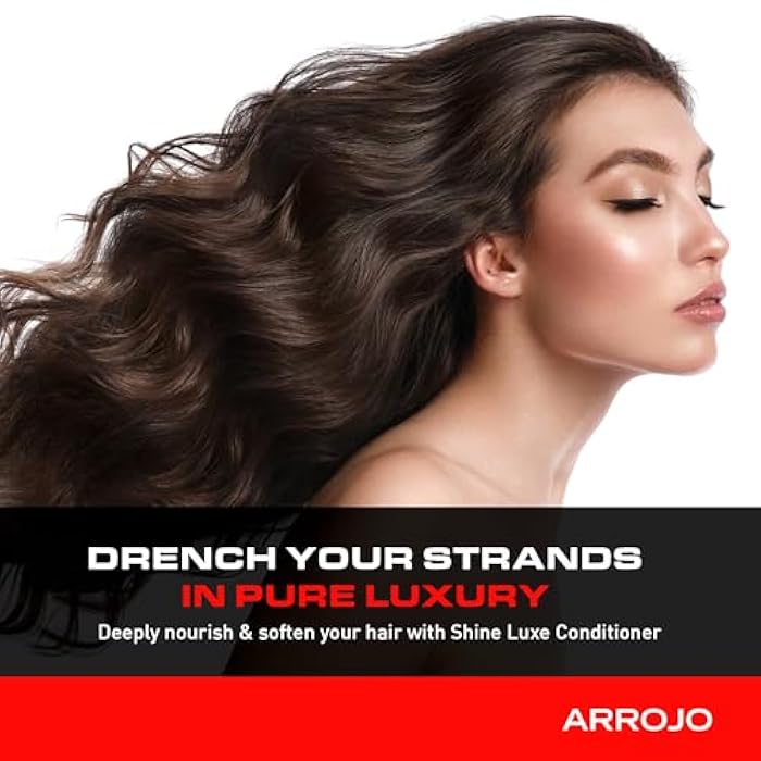 ARROJO Shine Luxe Hair Conditioner – Paraben & Sulfate Free Conditioner for Hair Shine – Moisturizing Conditioner to Add Luster & Vitality - Keratin Conditioner for Men & Women - Image 2
