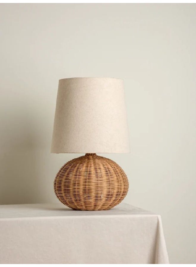tbshomelamp Bamboo-Boho Table Lamp  Beige 20x30 cm - Image 2