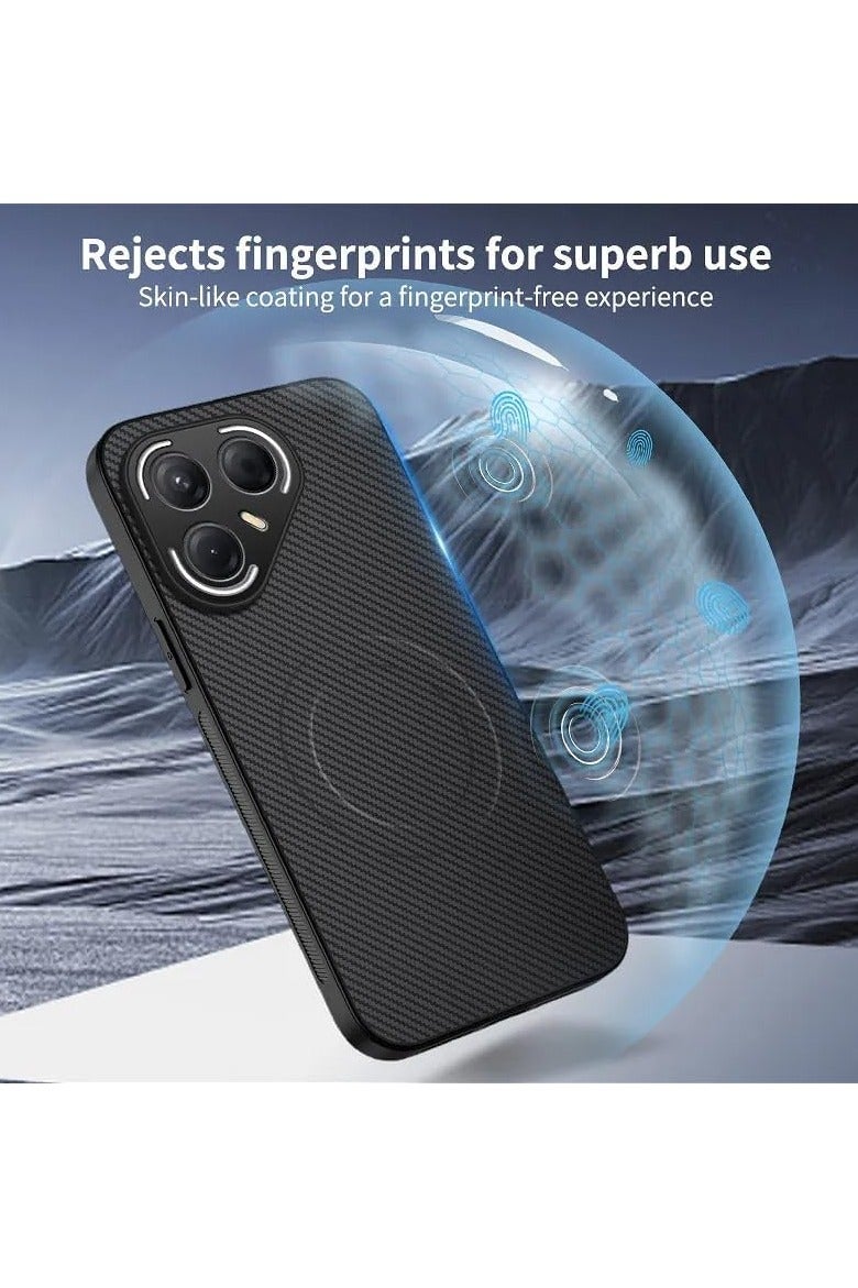 general Protective case compatible with Tecno Pova 7 Ultra 5G, featuring wireless charging functionality, ultra-thin matte finish, shock-resistant, drop-proof, and magnetic protective case. - Image 3