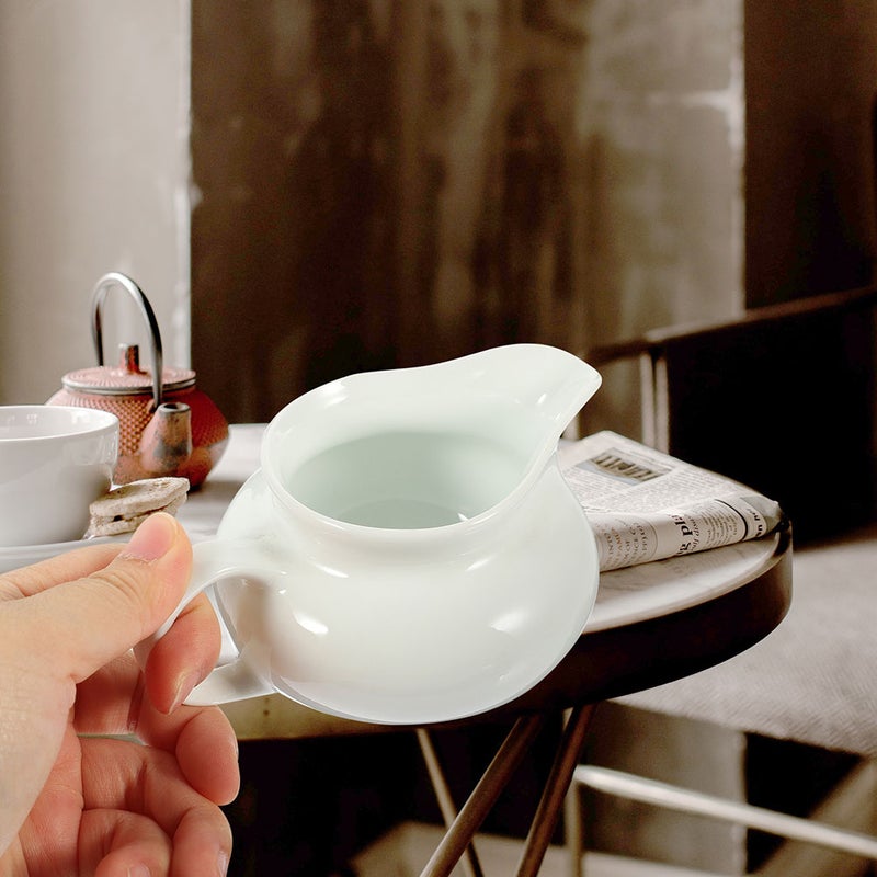 2 pcs Ceramic Gravy Boat Portable Sauce Dispenser Kitchen Gravy Dispenser with Handle - Image 4