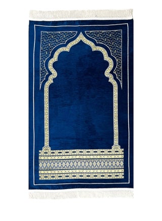 Double Chanel Prayer Rug Soft Lslamic Decoration And Multiple Colors To Suit All Tastes Size 70 x 110 - pzsku/ZB159410BCB4643881C9DZ/45/_/1687449707/1a2e2def-317c-4b81-8a7f-dcc78894d3c5