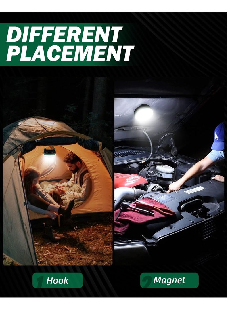 Camping Light, 5 Modes Portable Bright Camping Tent Lights, Suitable for Tent Outdoor Hiking Fishing, Battery Powered (3 AA Batteries Included) - Image 4