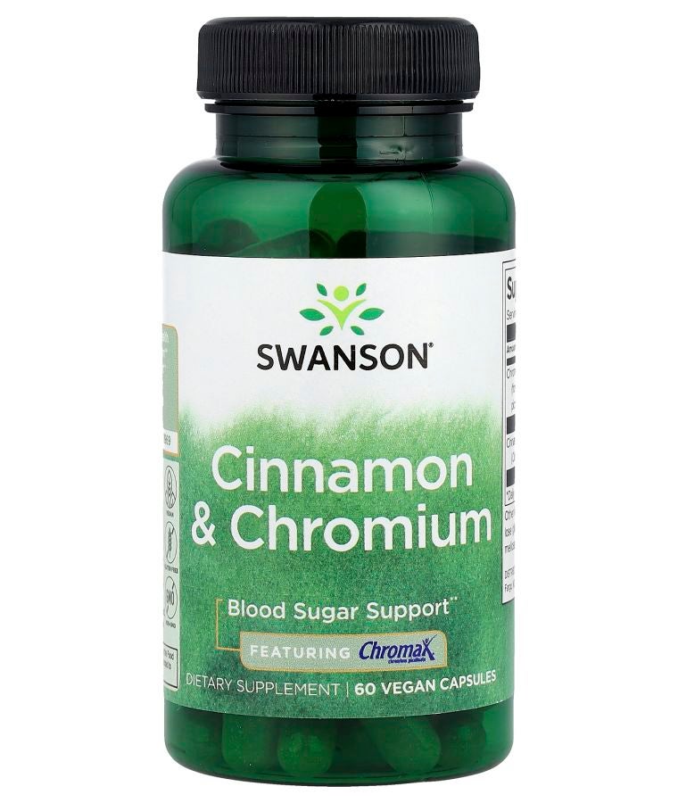 Cinnamon & Chromium 60 Vegan Capsules