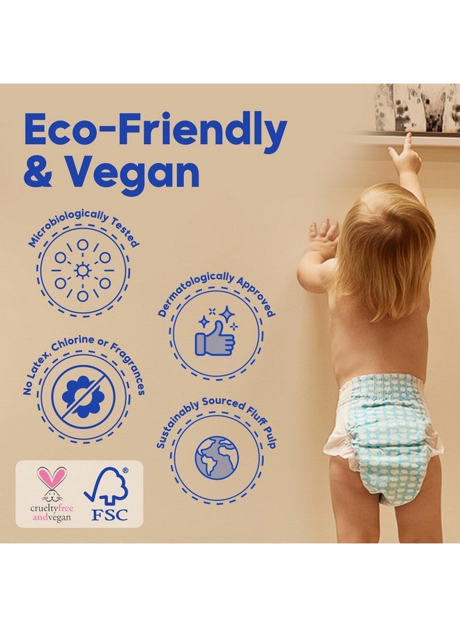 Kim & Kimmy Eco Diapers, Size 5, 26-38 lbs, 44 Diapers - 12 Hour Leak Protection, No Rashes, Hypoallergenic, Ultra-Soft & Highly Absorbent - Cruelty Free & Vegan - Zebra - Image 3