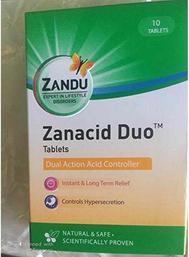 Zandu Zanacid Duo, Green, 120 Count