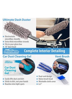 SYOSI Car Wheel Tire Cleaning Brush Set, Car Detailing Kit, 20Pcs Car Detailing Brush Set (Wheels Brush, Rim Brush, Detailing Brushes, Car Drill Detailing Brushes, Wash Mitt, Wax Pads, Wash Towels)  - Image 3