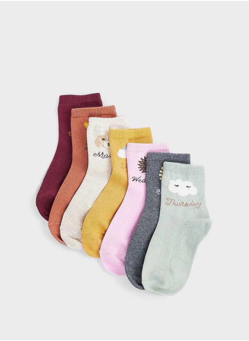 H&M Kids 7 Pack Assorted Socks