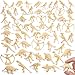 HFKPJRT 65 Pcs Dinosaur Bones for Sandbox Mini Dinosaurs Bones for Kids Mini Dinosaur Skeleton Figures for Science Play Dino Fossil Toys for Dino Sand Dig Party Favor Cake Topper Decoration - Image 2