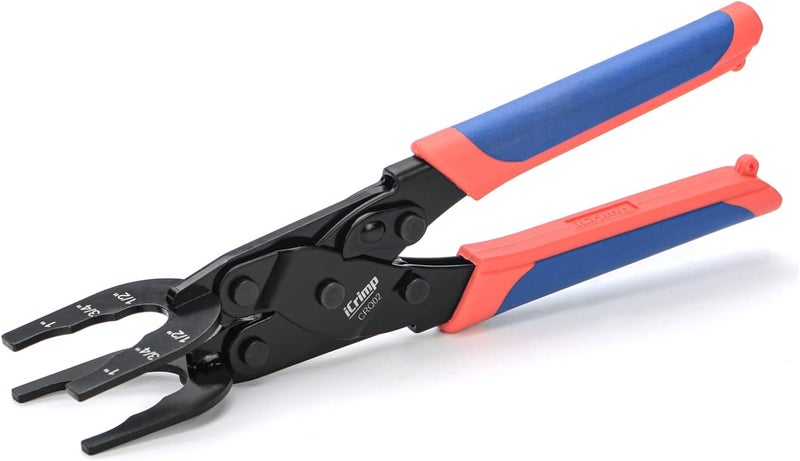 iCRIMP Push-to-Connect,Push-fit Disconnect Clamp Tool for Brass-Push Fittings Removing,Multi-size Combination 1/2",3/4",1"-CRQ02 - Image 1