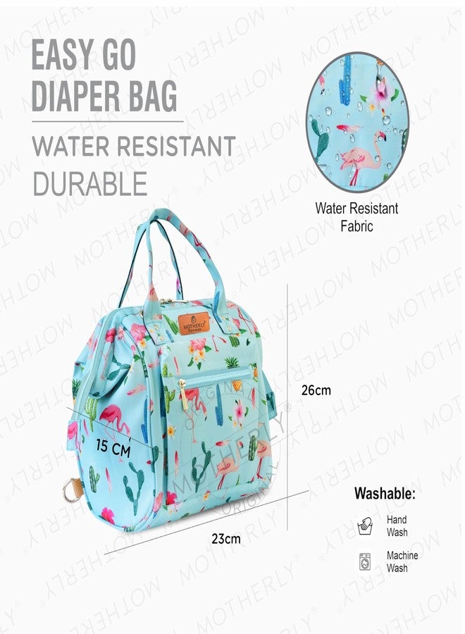 Motherly Nano Diaper Bag for Mothers for Travel- Combo Set with Accessories, Small Maternity Handbag for Newborn Baby,Multiple Pockets Water Resistant Baby Bag (Cactus Light Green) - Image 3