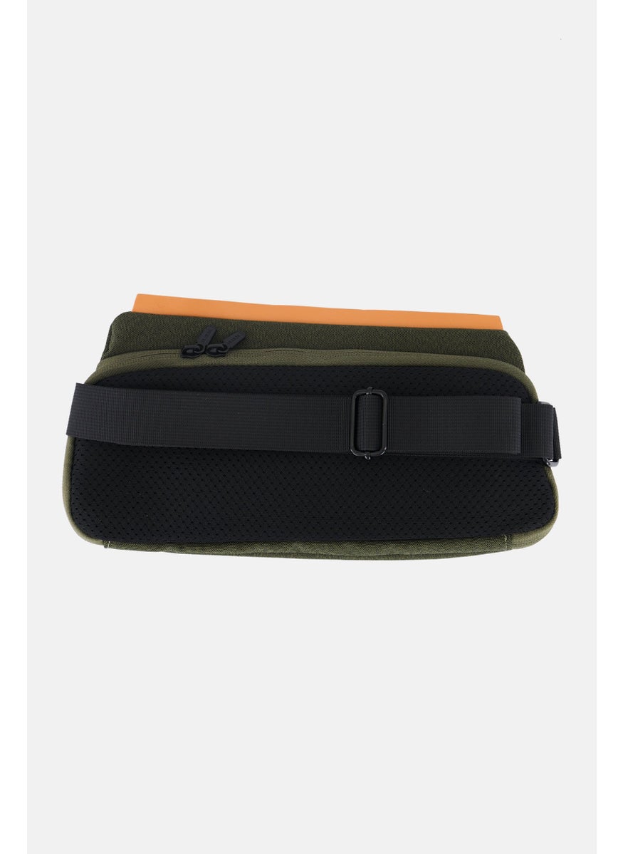 RBX - Men Brand Logo Fanny Pack 15 H x 30 L x 2 W cm, Black - Image 1
