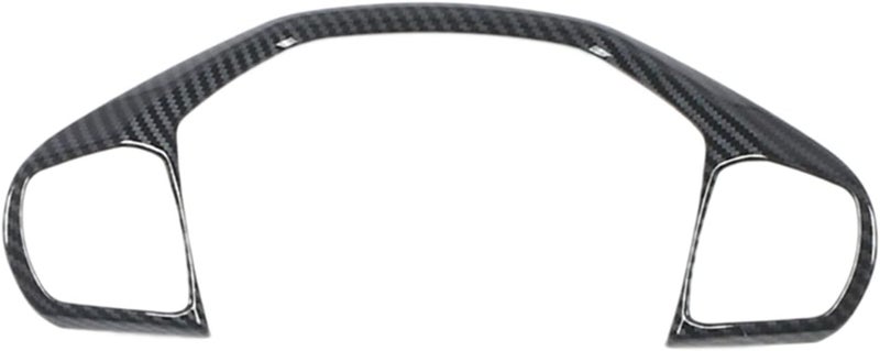 QASULER Carbon Fiber Steering Wheel Control Frame for Ford Explorer 2020 - Image 1