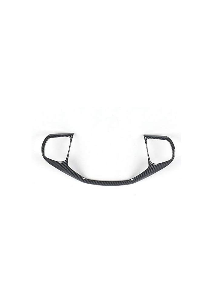 QASULER Carbon Fiber Steering Wheel Control Frame for Ford Explorer 2020 - Image 3