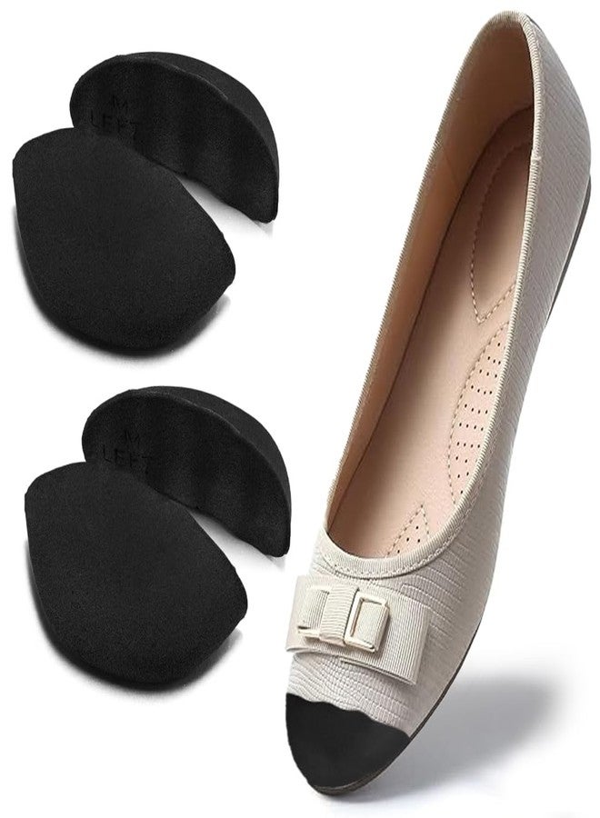 Dr.Foot Shoe Filler Inserts for Loose Shoe, Toe Filler Cushion Inserts for Shoe Too Big, Big Shoe Fillers Make Shoes Fit for Casual Sports High Heels Boots (Medium: Half to One Size Bigger, Black) - Image 1